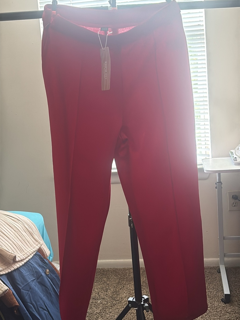 Red Men's Dress Pants - Stylish Tailored Fit
